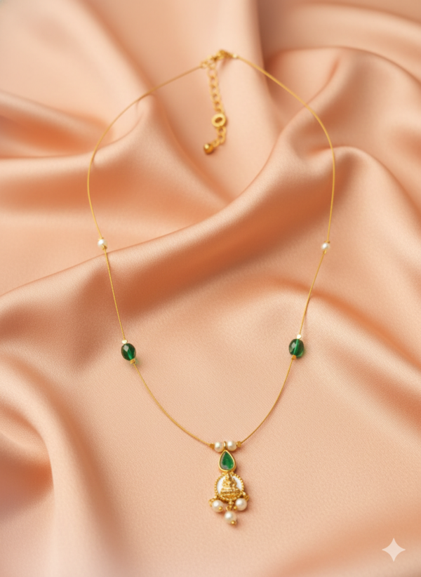 Anti-Tarnish Invisible Chain (Green) (00063)