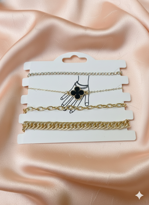 Set Of 4 Different Chains/Bracelets (00046)