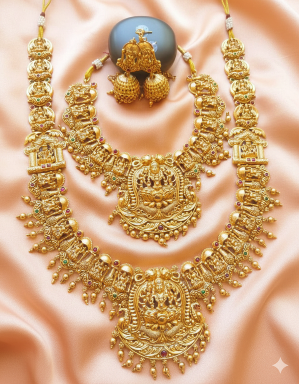 Devi Temple Design Bridal Set (00085)