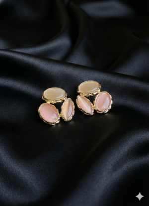 Anti-Tarnish Gemstone Multicolour Earring (00061)